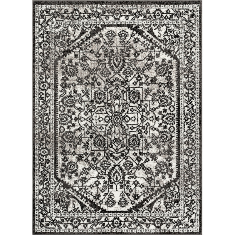 Well Woven Mystic Modern Vintage Southwestern Gray Area Rug Wayfair